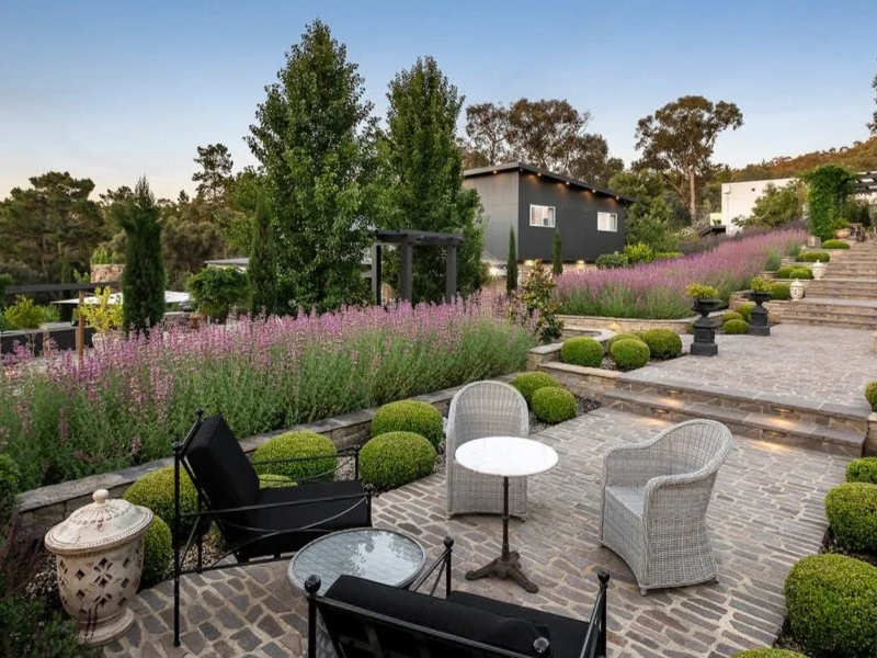 Paul Bangay landscaping project on Forest Street